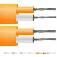 Type U Rca Pvc Insulated Flat Pair Thermocouple Cable Wire Iec