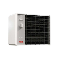 CAT C5N 5kw 3 ph wall mounted fan heater