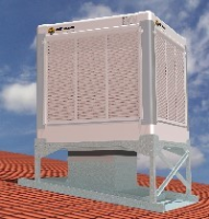 AD-09-V-100-00 9000m3/hr evaporative cooler with with painted louvers