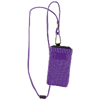 Knitted Mobile Phone Socks In Purple