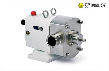 ZL Rotary Lobe Pump with vertical port