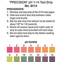 pH 1 to 14 Test Strip Single Pad 
