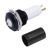 M19 LED Panel Mount Indicators with conical lens - with protection tube