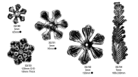 Forged Steel Decorative Flowers