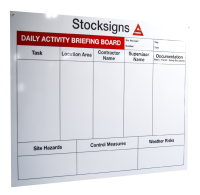Daily Activity Briefing Boards