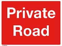 Private Road Signage