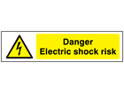 Danger Electric Shock Warning Signage