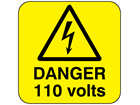 Voltage Labels For Electrical Supplies