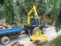 Tractor-Mounted FFB Cranes For The Agriculture Industry