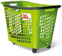 Green 55 Litre Trolley Basket