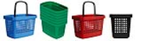 Extra Capacity Plastic Baskets