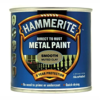 Hammerite Direct To Rust Smooth Finish; Muted Clay (MC)