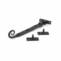 From The Anvil Cast Monkeytail Window Stays; Powder Coated Black (BK)