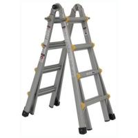 Youngman 302330 Transforma Telescopic Combi Ladder; 4 Section x 4 Rung; EN 131; 1.40 Metre (4?7?) - 4.53 Metre (14?10?); Maximum Load 150Kg