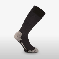 V12 ESOK8 Endura-Soc Cotton Calf Length Socks; Black (BK)