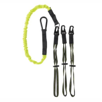 Kuny 1025 Triple Tool Lanyard; 100-140cm (41"-56"); Carrying Capacity 2.7Kg; Complete With Interchangable Tool Ends