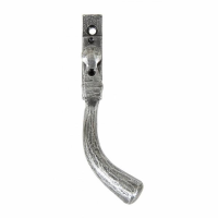 From The Anvil Peardrop Espagnolette Handles; Locking; Pewter (PE)