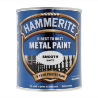 Hammerite Direct To Rust Smooth Finish; White (WH)
