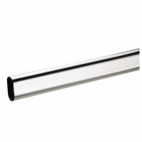Oval Hanging Rail; Chrome Plated (CP); 30mm x 15mm x 2500mm