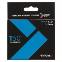 Arrow T50 Staples; 6mm (1/4")