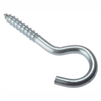 Steel 'M' Hook; Zinc Plated (ZP)