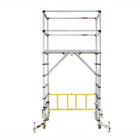 Zarges TT002 Teletower Aluminium Telescopic Scaffold Tower With Toeboards