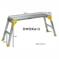 ProDec DWDK612 Foldaway Workstand; Aluminium; 1200 x 300mm; 600mm High