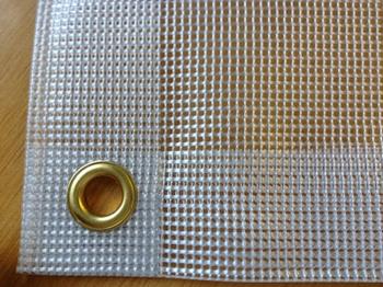 Clear Reinforced PVC Tarpaulin 610gsm