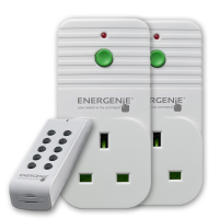 Two Pack Remote Controlled Sockets
