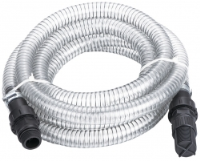 PVC Steel Wire Discharge Hose c/w Connector & Check Valve - 7 Mtr
