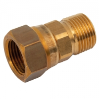 Equal Swivel Connector BSPT x BSPP Cone Seat