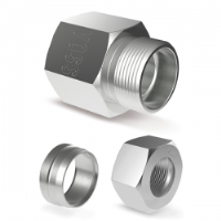 F/Male Stud Coupling-Metric to Tube-L/S Series