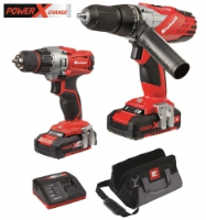 Power-X Combi Drill / Driver Twin Pack 18v Cordless