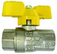 T Handle Ball Valve Gas Approved F/F