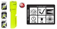 Intrinsically Safe Polymer Dual Flashlight