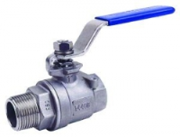 St/St Two Piece Lever Ball Valve M/F