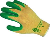 Green Latex Coated Builders Glove