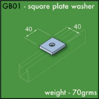 Square Washers BZP