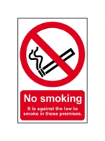 Safety Sign - No Smoking on Premises