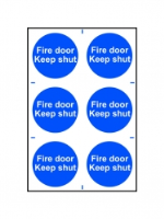 Safety Sign - Fire Door Keep Shut