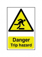 Safety Sign - Danger Trip Hazard