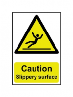 Safety Sign - Caution Slippery Surface