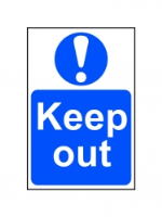 Safety Sign - Keep Out