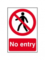 Safety Sign - No Entry