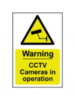 Safety - Warning CCTV Cameras