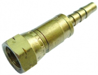 Oxygen Hose Tail with Double Check valve RH Thread