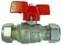T Handle Ball Valve Compression Ends
