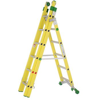 Heavy-Duty Fibreglass Combination Ladders