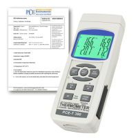 Temperature Data Logger incl. ISO Calibration Certificate PCE-T390-ICA