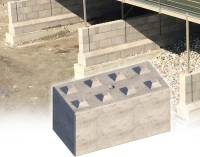 Farm Material Storage Interlocking Concrete Blocks